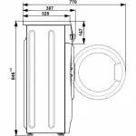 Суперузкая стиральная машина Атлант СМА 40М102-00 — изображение 9